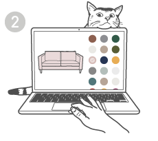 Choosing fabric for your custom sofa covers, with Comfort Works